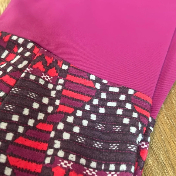 Prana USA Solana Convertible Halter Strapless Dress Geometric Magenta Large. - Picture 4 of 9